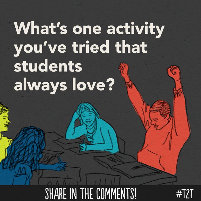 HOME RUN! ⚾️💨

When you know you need to knock it out of the park, what activity do you reach for?

#TeacherHack #TeacherTwitter