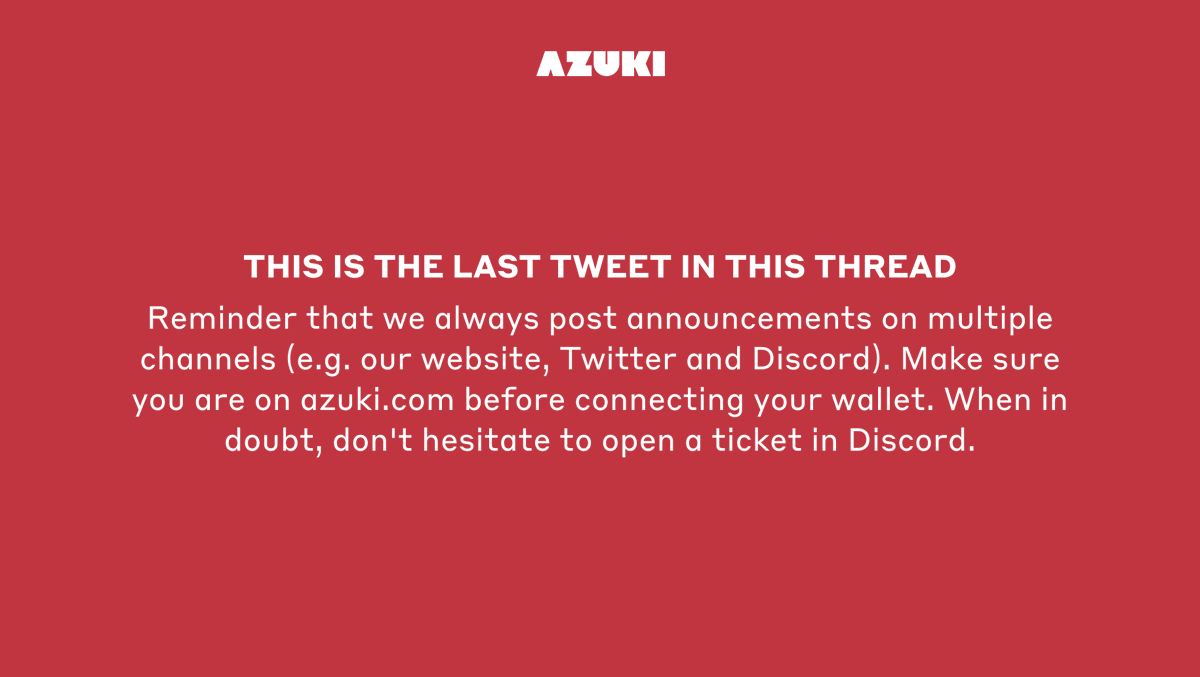 Azuki (@azuki) on Twitter photo 