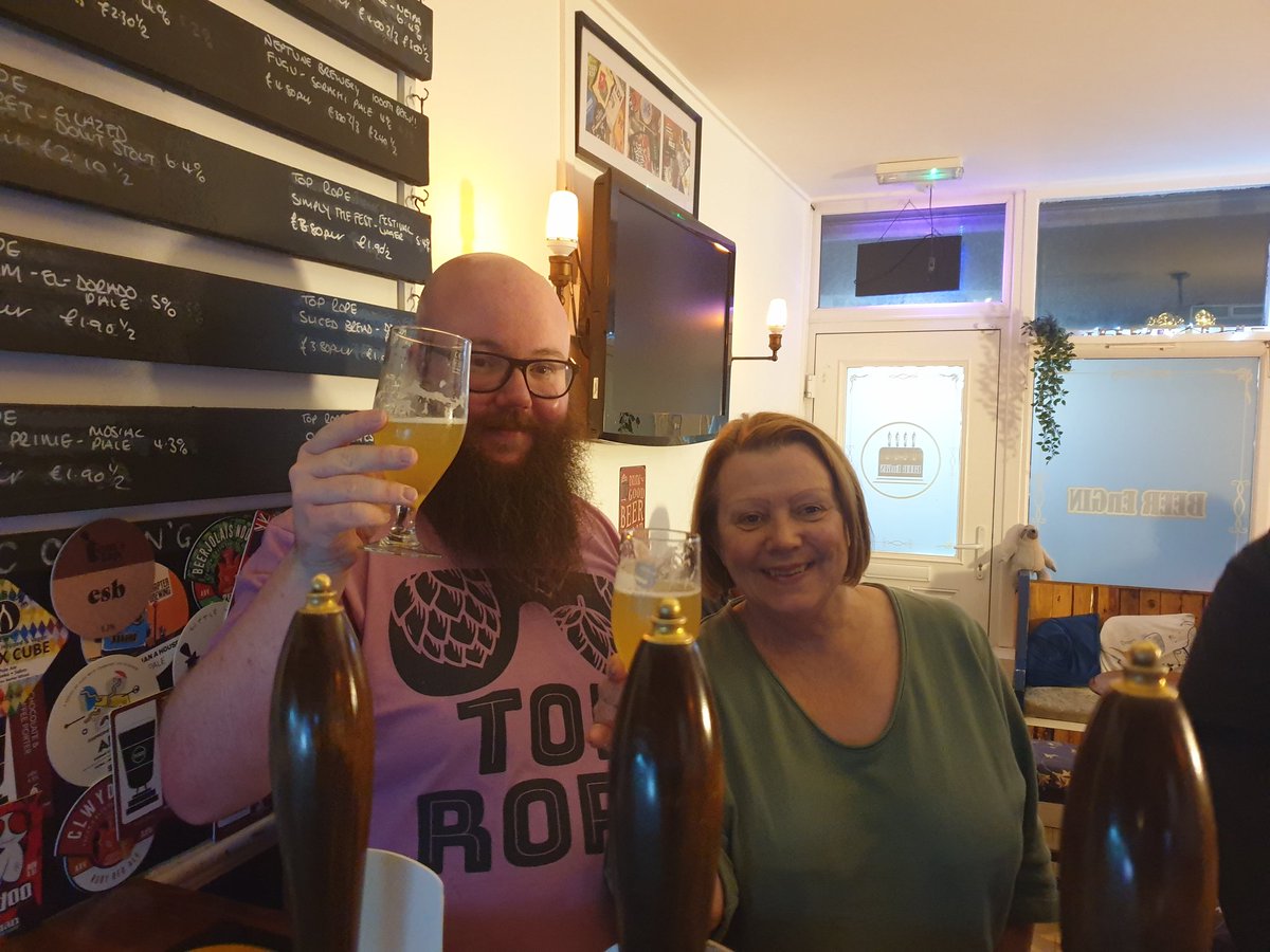 Thanks to @TopRopeBrewing for a lovely night and fantastic beers 🍻 Those birthday beers are so good 🥳