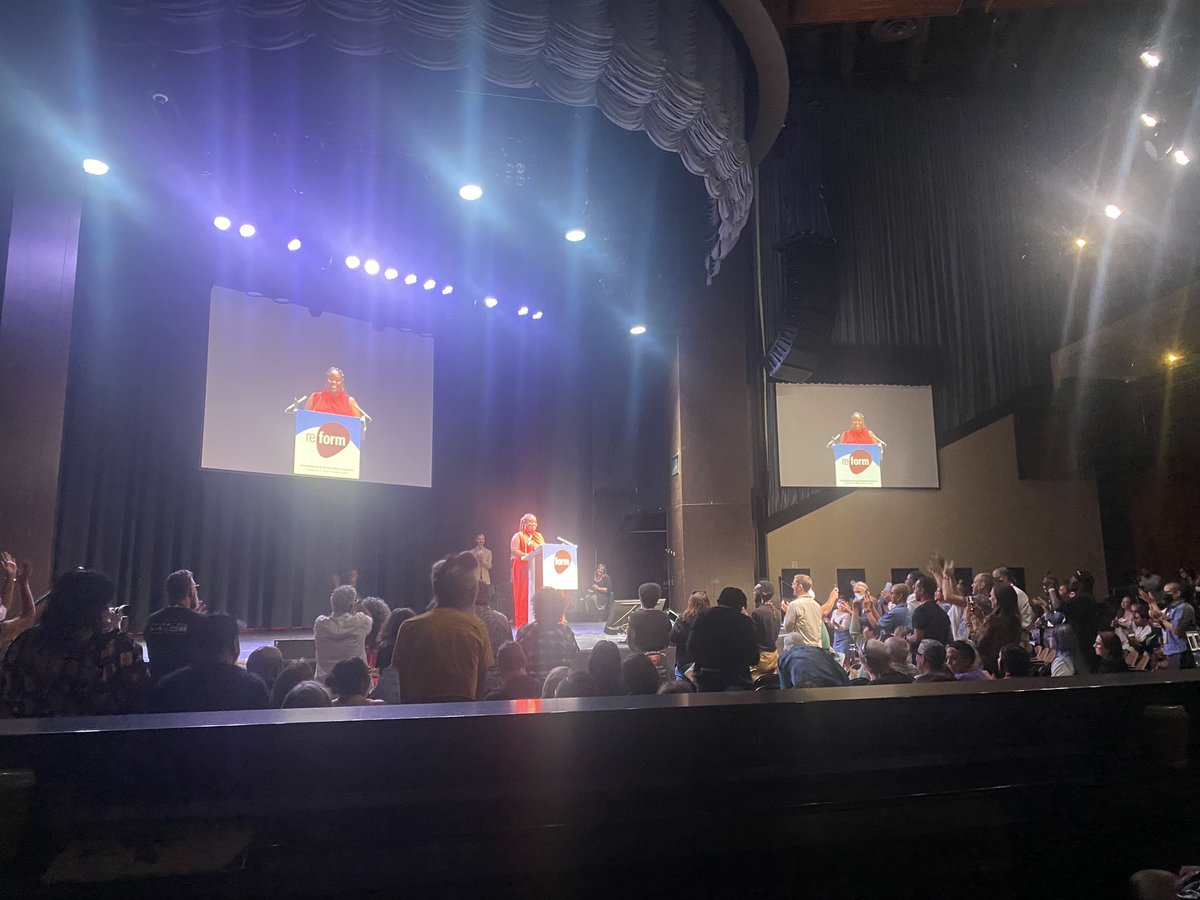 In her opening speech, @Kassandra_Fred calls out the US govt for funding the global war on drugs. #Reform2023 #investinjustice