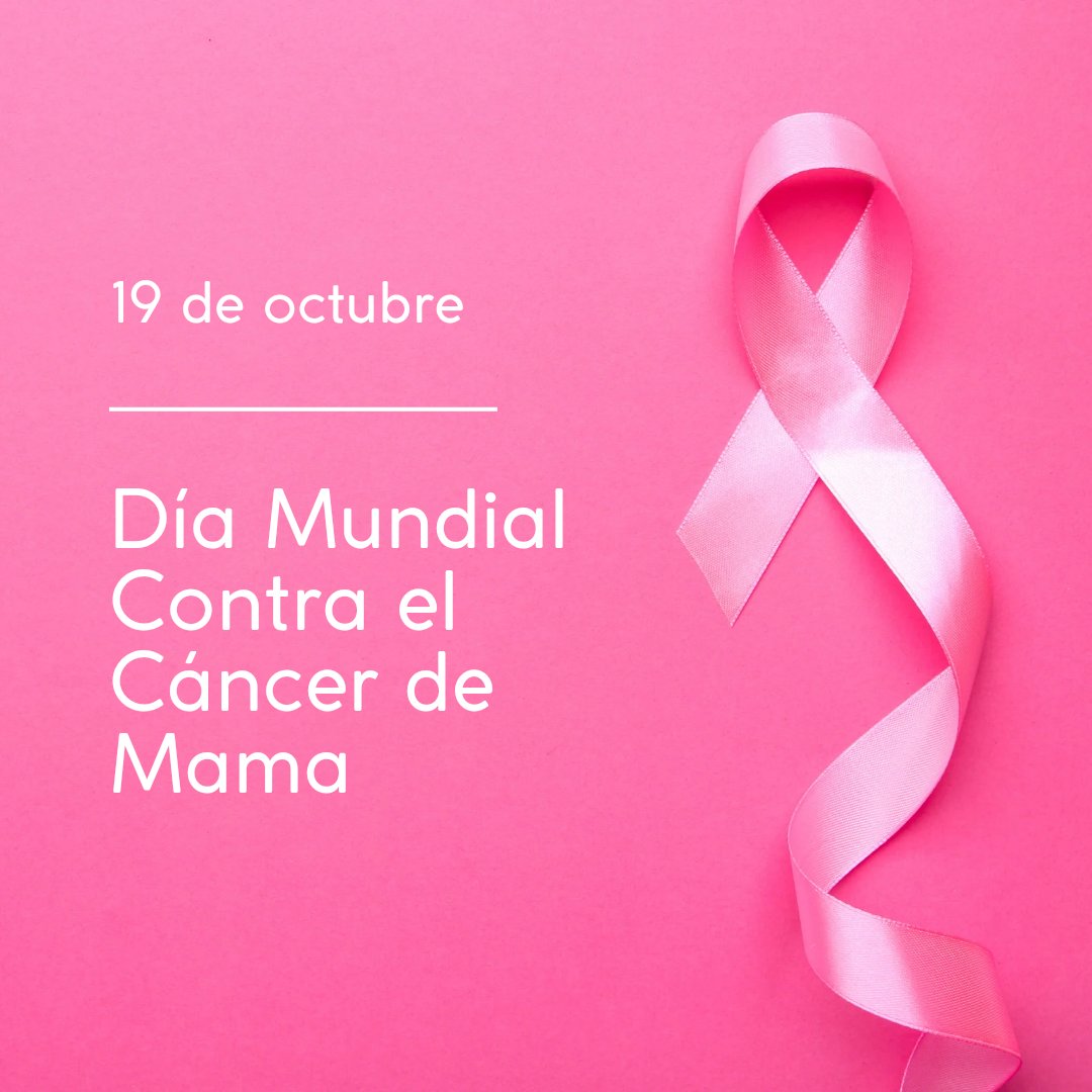 💗Hoy 19 de octubre 'Día Mundial contra el Cáncer de Mama'

'No es un mes, ni un día, es todos los días... explorate🩷
Nuestro mejor aliado será simpre la detección oportuna...🙏🏻'

#DiaMundialDelCancerDeMama
