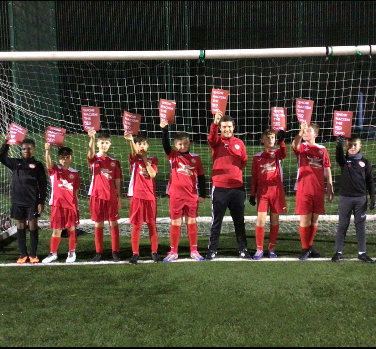 escfc2011s's tweet photo. ♦️We all believe football is for everyone⚽️♦️
#ShowRacismtheRedCard 
@EdinburghSouth https://t.co/4KED6y3NxD