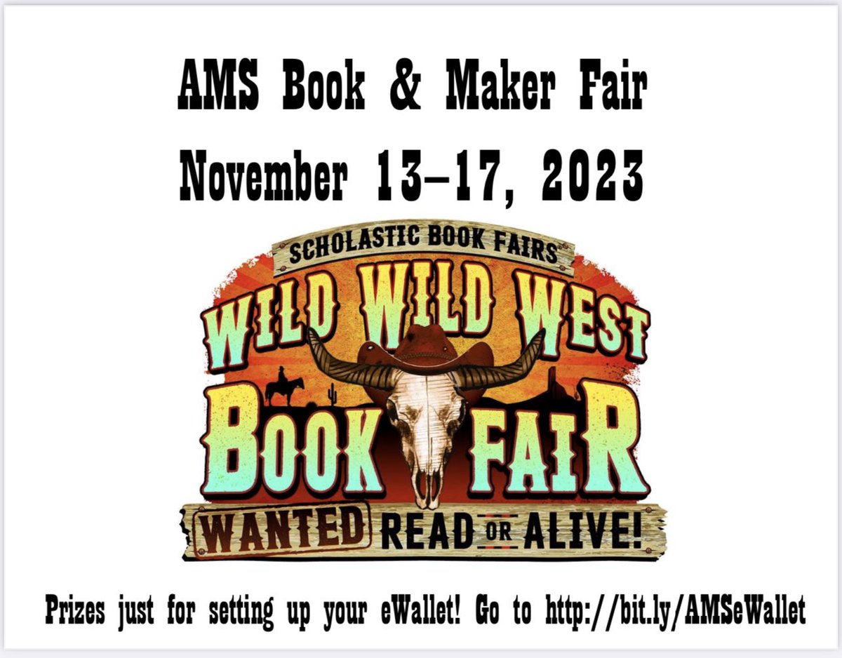 ArthursMedia's tweet photo. Saddle up by getting your eWallet ready for our upcoming book fair! Details on our fair homepage at https://t.co/QGTHd30Cxz 🤠 https://t.co/h0bnQYGvcO