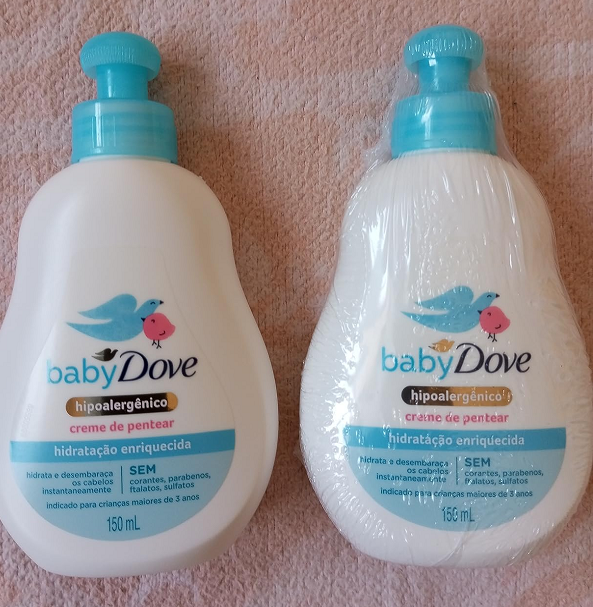 Creme Para Pentear Hidratação Enriquecida Dove Baby Frasco 150Ml, Baby Dove