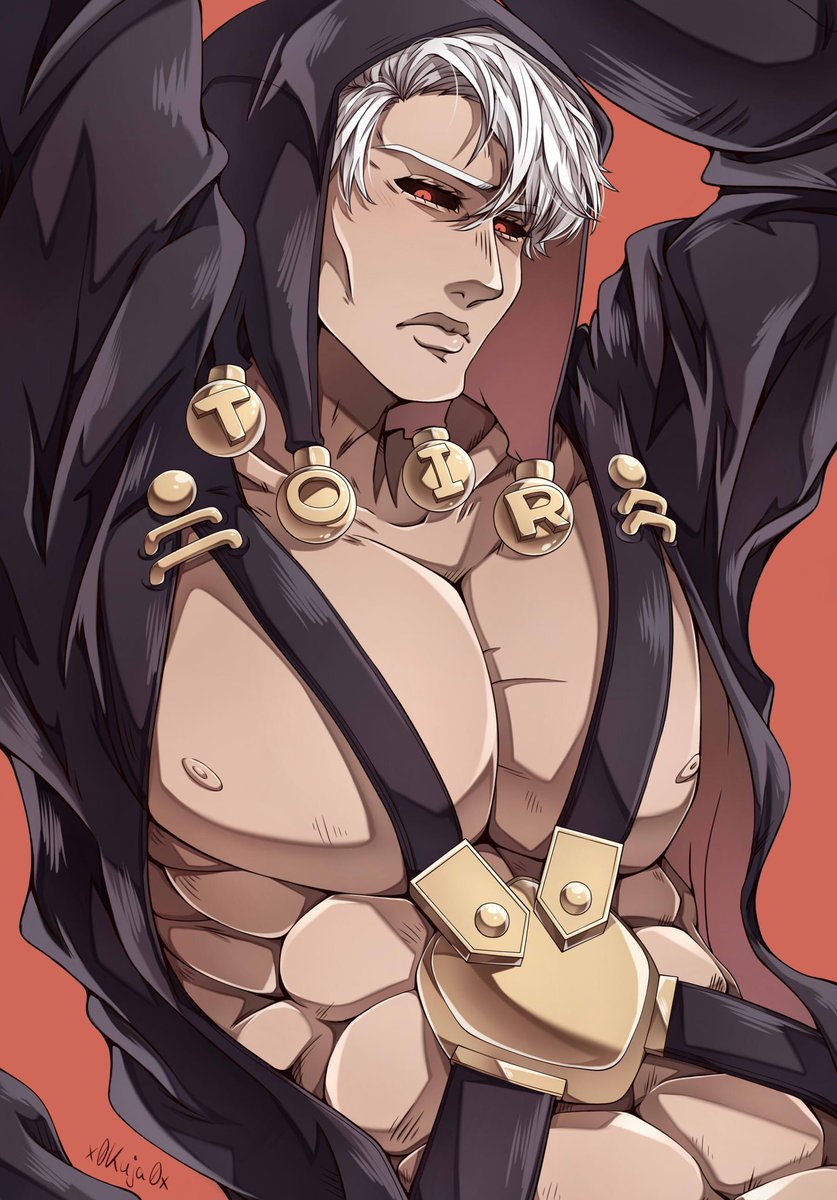 Another Risotto drawing! ✂️🖤
#暗殺チーム #JJBA