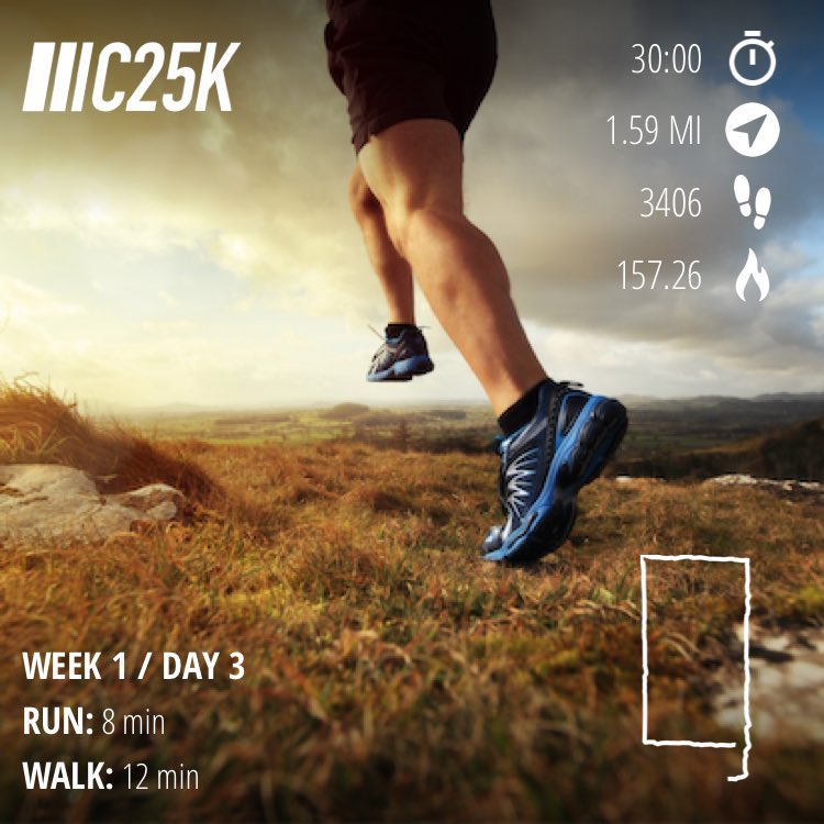 shalindram's tweet photo. Just finished week 1 day 3 of #C25K with @c25kfree #everymomentcounts #run #running #health #fitness #couchto5k https://t.co/XmGnpFHsgH