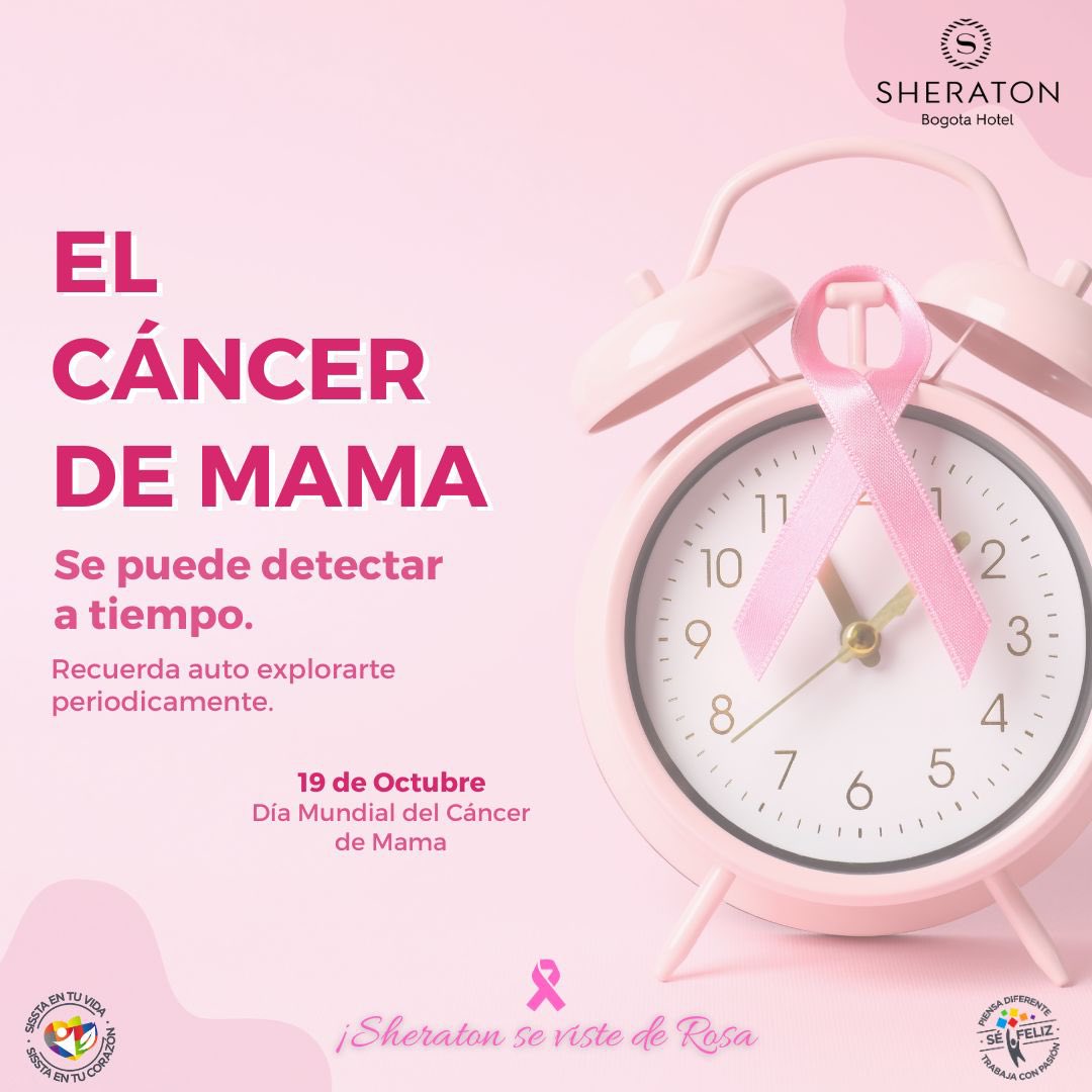 Sheraton Bogotá Hotel unido por la lucha contra el cáncer de mamá. 🫰🏽💕
"Un día te darás cuenta, que no eres una sobreviviente más, sino una guerrera qué jamás se rindió" 
RNT6974
#CancerDeMama
