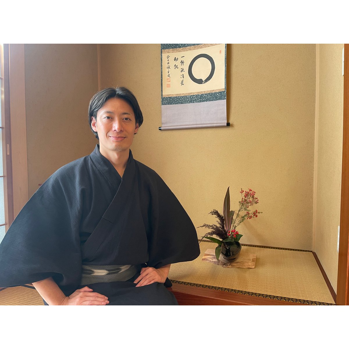 SamuraiActor's tweet photo. Ohayo☀️
Today's IKEBANA
#IKEBANA :Japanese style flower arrangement.
I'll arrange flowers for a ceremony today!!🌸
#新井敬太 #keitaarai
#flowerartists #actor #flowerart #floral #floweractor #生け花 #いけばな #フラワーアレンジメント #華��家 #生け花 #男性 #華道俳優 #新井太河 https://t.co/5Ya9u5k9GI