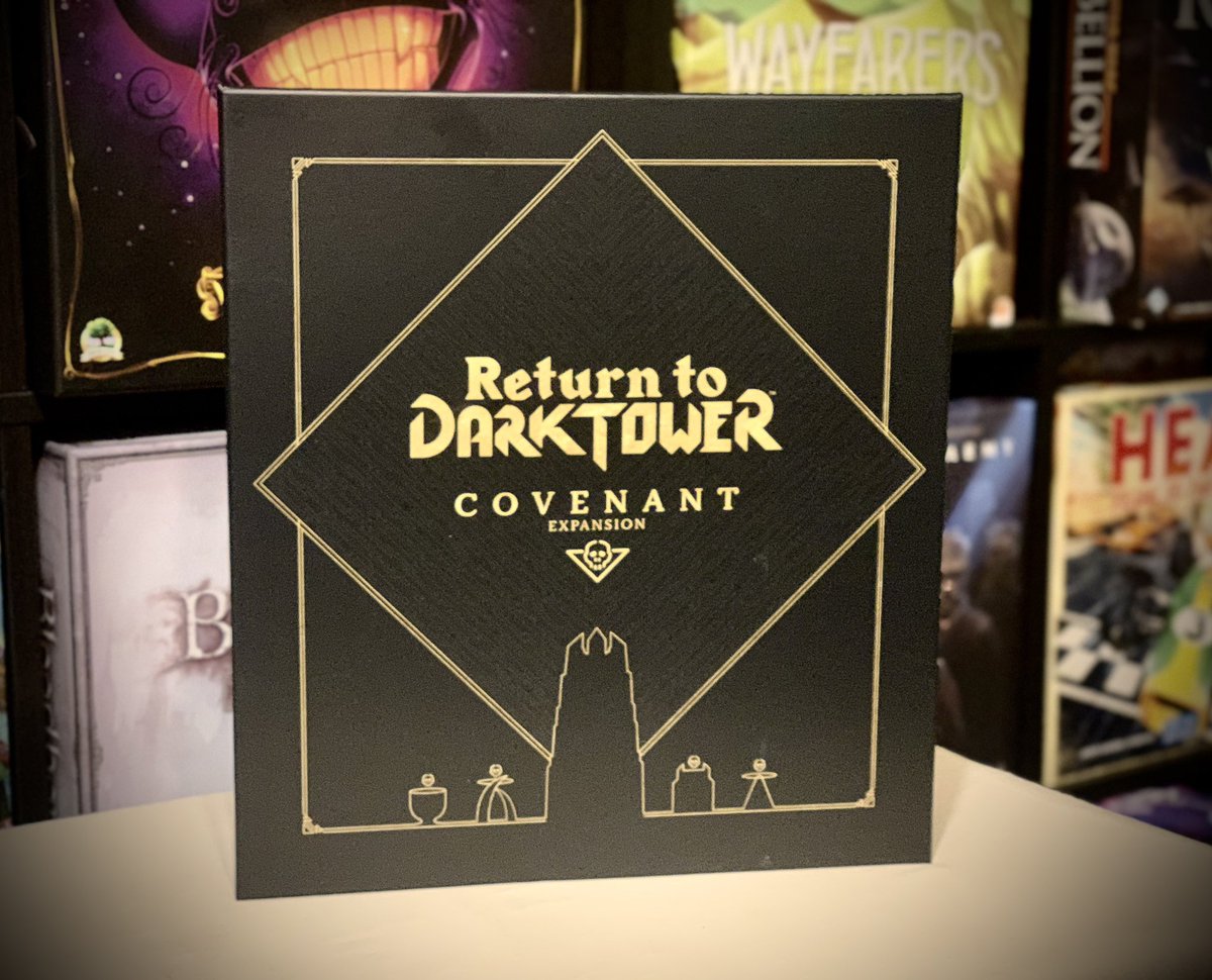 meeplenomics's tweet photo. Hey Meeps!!! Very excited to receive my copy of Return to Dark Tower: Covenant expansion, published by @RestorationGame. This adds more class dynamic and challenges for all adventurers! I had the good fortune of play-testing this and look forward to getting it to the table!!! https://t.co/XVuwN3Oj3U