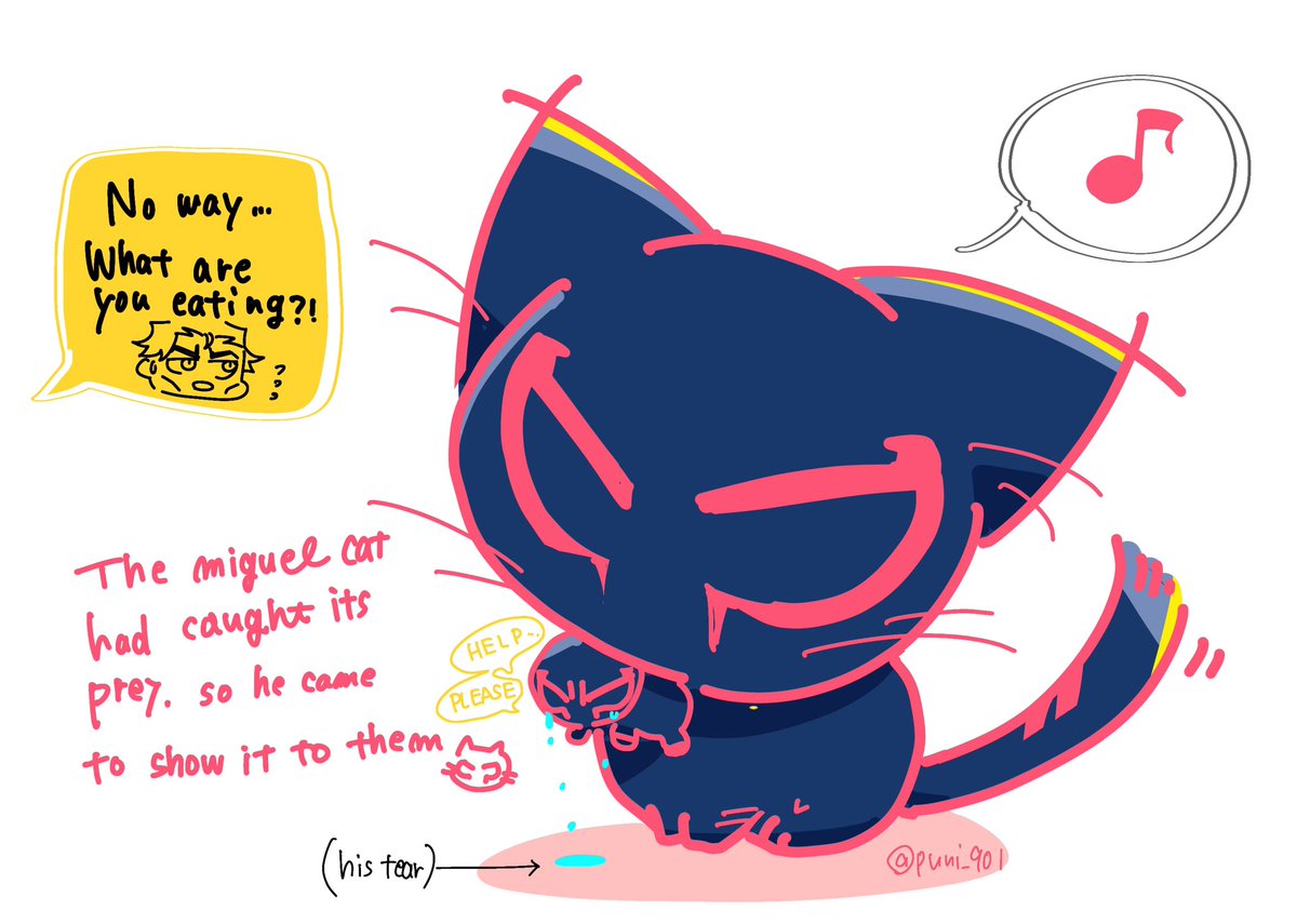 獲物を見せに来る猫🐱

 #MiguelOHara