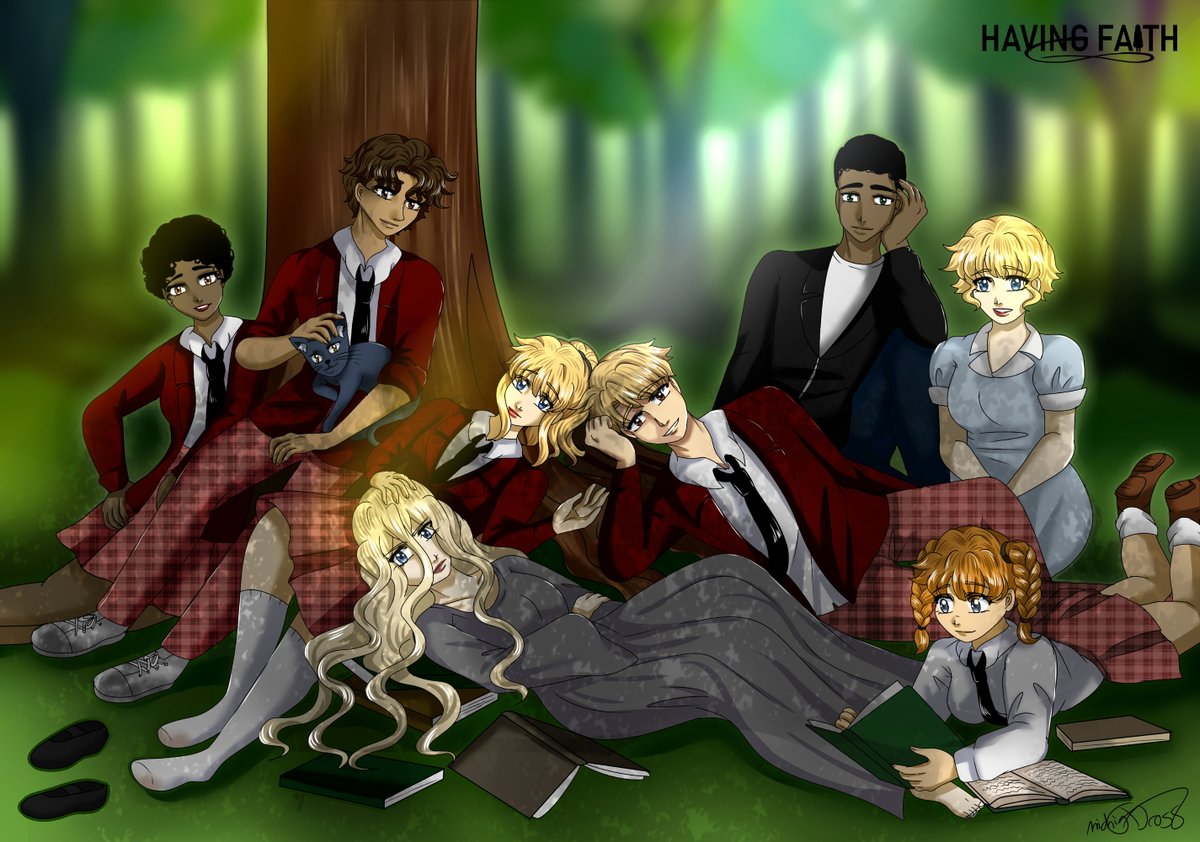 Hi everyone! Today, I want to share the first official artwork of the main cast of my upcoming manga 'Having Faith'.  I am super excited to share more details soon about the upcoming release of Vol. 1, and reveal more previews along the way! #HavingFaithManga #Manga