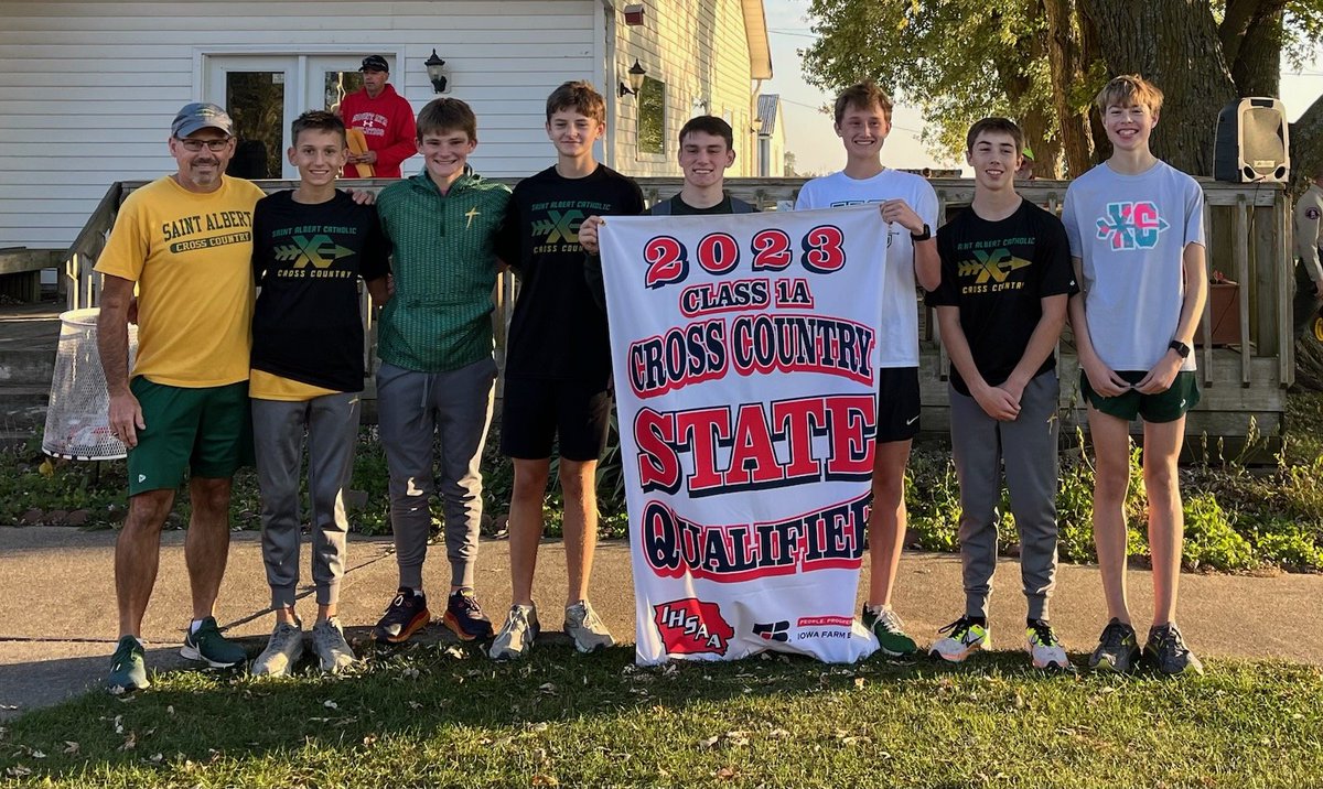 St Albert  FALCONS are runner up at Mt Ayr, qualified for the State XC meet next Friday!