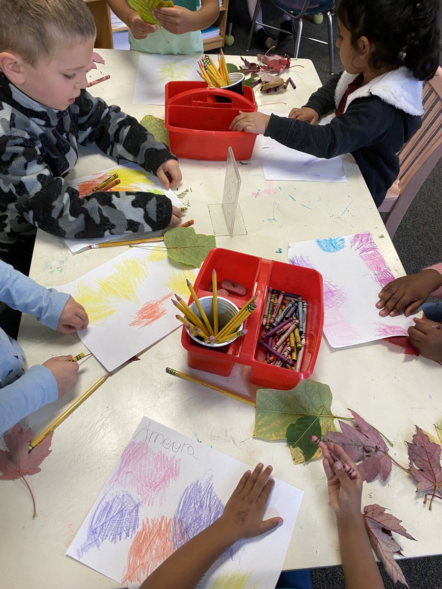 Fall fun- leaf prints. <a href="/BNLC_HCSD/">Britton Norwich Learning Campus</a>