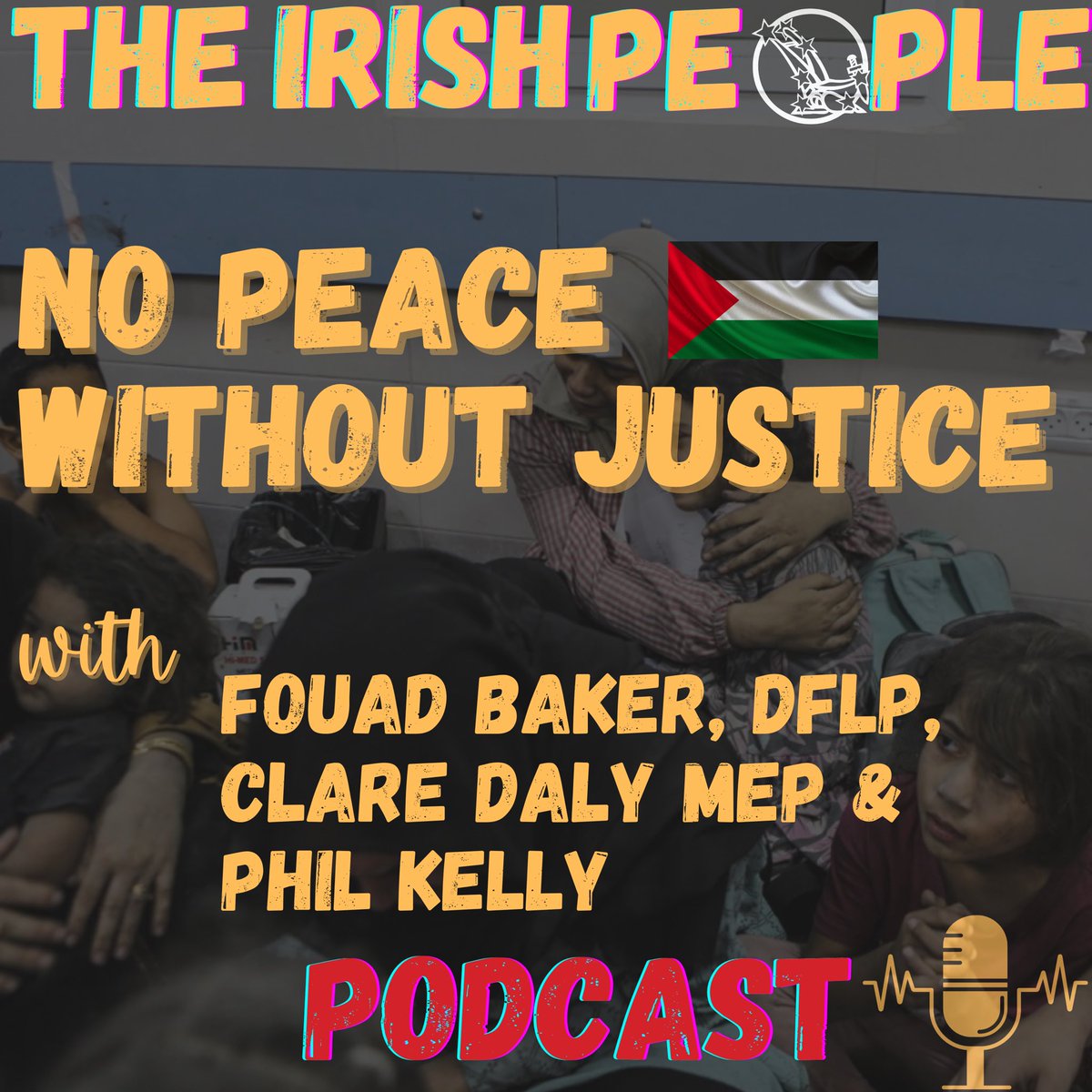IrishPeoplePod's tweet photo. A little later than we hoped but we are live. Have a listen 🎧 #FreePalaestine 

Thank you to @ClareDalyMEP, @Phil_Kelly_ and the Democratic Front for the Liberation of Palestine 

No peace without justice 🇵🇸✊🏻🇮🇪

https://t.co/5DFOh1FcBF https://t.co/xmswVGKrKI