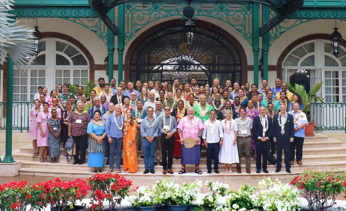 presidencepf's tweet photo. Organisé par la 𝑆𝑜𝑢𝑡ℎ 𝑃𝑎𝑐𝑖𝑓𝑖𝑐 𝐶𝑟𝑢𝑖𝑠𝑒 𝐴𝑙𝑙𝑖𝑎𝑛𝑐𝑒, en collaboration avec l'Organisation du tourisme du Pacifique (SPTO), la 2𝒆 𝑺𝒐𝒖𝒕𝒉 𝑷𝒂𝒄𝒊𝒇𝒊𝒄 𝑪𝒓𝒖𝒊𝒔𝒆 𝑭𝒐𝒓𝒖𝒎 se déroule sur deux jours à la Présidence, les 18 et 19 octobre 2023 https://t.co/lyuBvcfaGu