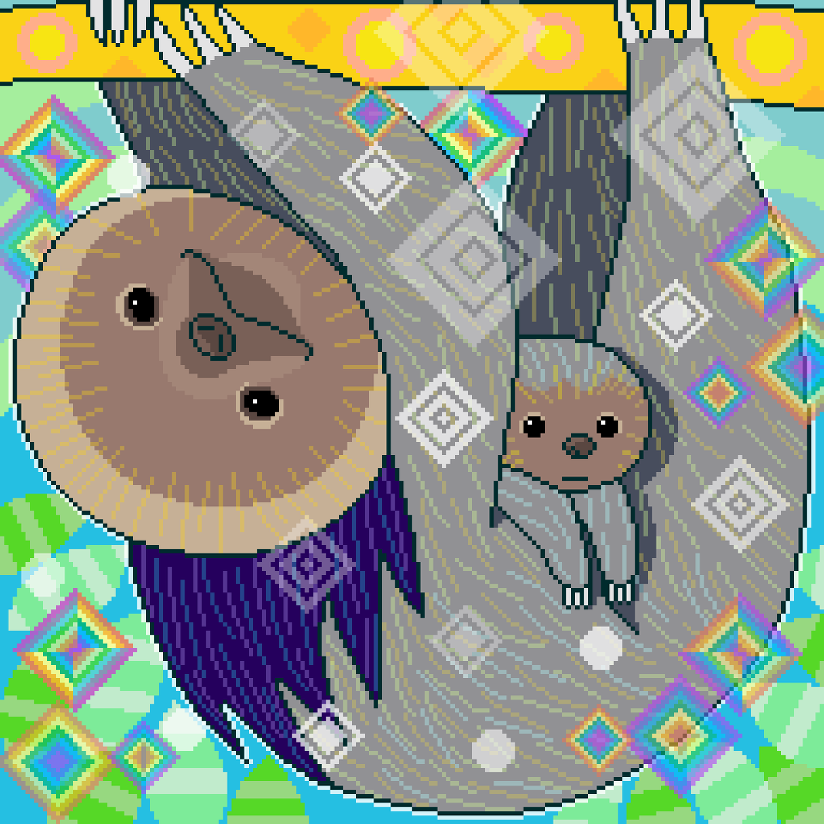 CheapKawaii's tweet photo. 『SOUTHERN MANED SLOTH』
October 20th and the third Saturday of October is Sloth Day‼

ナマケモノの日が色々あるみたいですね。

#slothday #internationalslothday #worldslothday #イラスト #アート #illust #illustration #art #artwork #일러스트 #ドット絵 #pixelart #디지털아트 #예술 https://t.co/yf99kBWOXJ