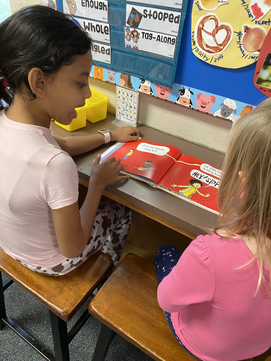 Finally meeting our 5th grade buddies!  We ❤️ them! <a href="/BNLC_HCSD/">Britton Norwich Learning Campus</a>