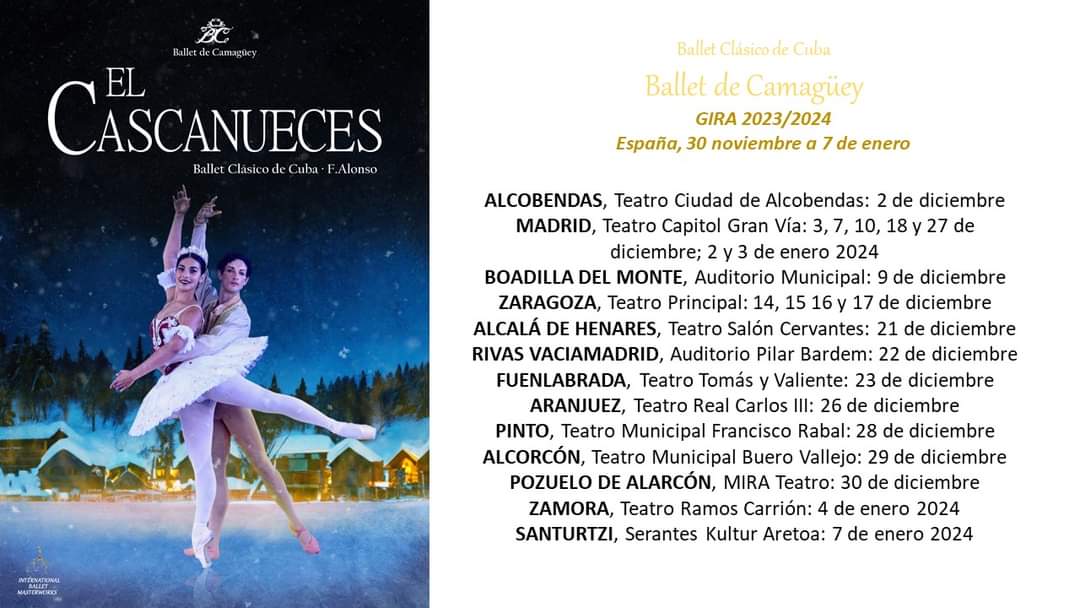 Ballet de Camagüey regresa a España con la obra “El Cascanueces"