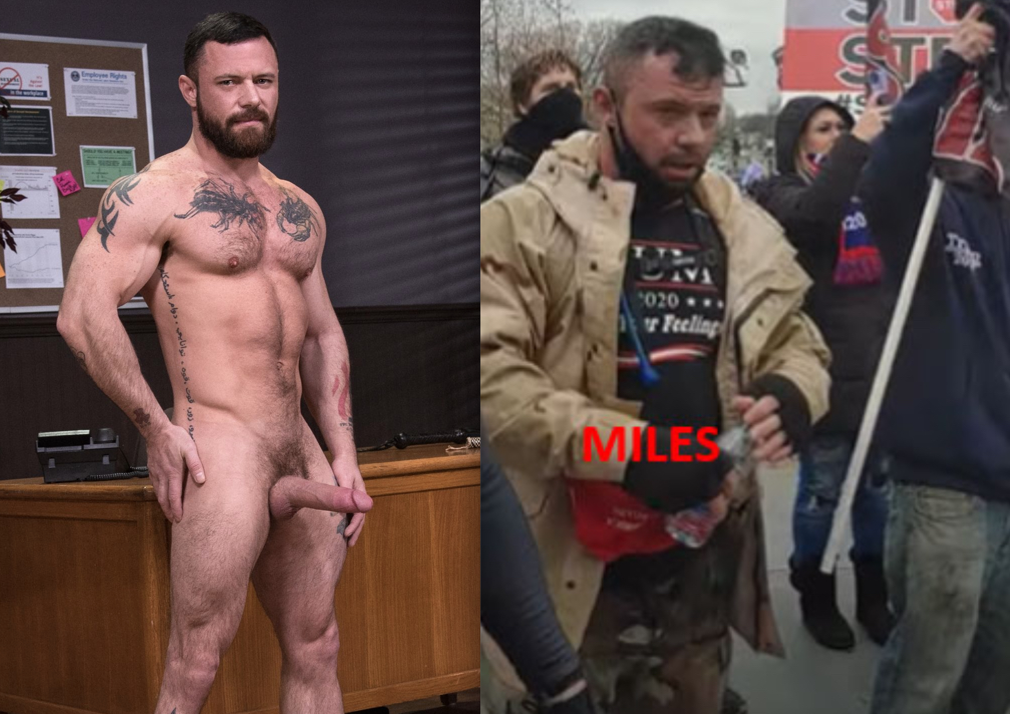 Str8UpGayPorn on X: GUILTY: Gay Porn Star “Sergeant” Steven Miles Pleads  Guilty To Assaulting Capitol Police On Jan. 6, Will Serve At Least 2 Years  In Prison t.co2gNnIRyhwW t.coLBKABG2u0N  X