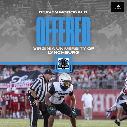 #AGTG I am blessed to receive an offer from Virginia University of Lynchburg @coachMeJelly 💙💙💙! @Coach_Benson9 @CoachPolimice @swarmgangg @coachainsley #swarmgang