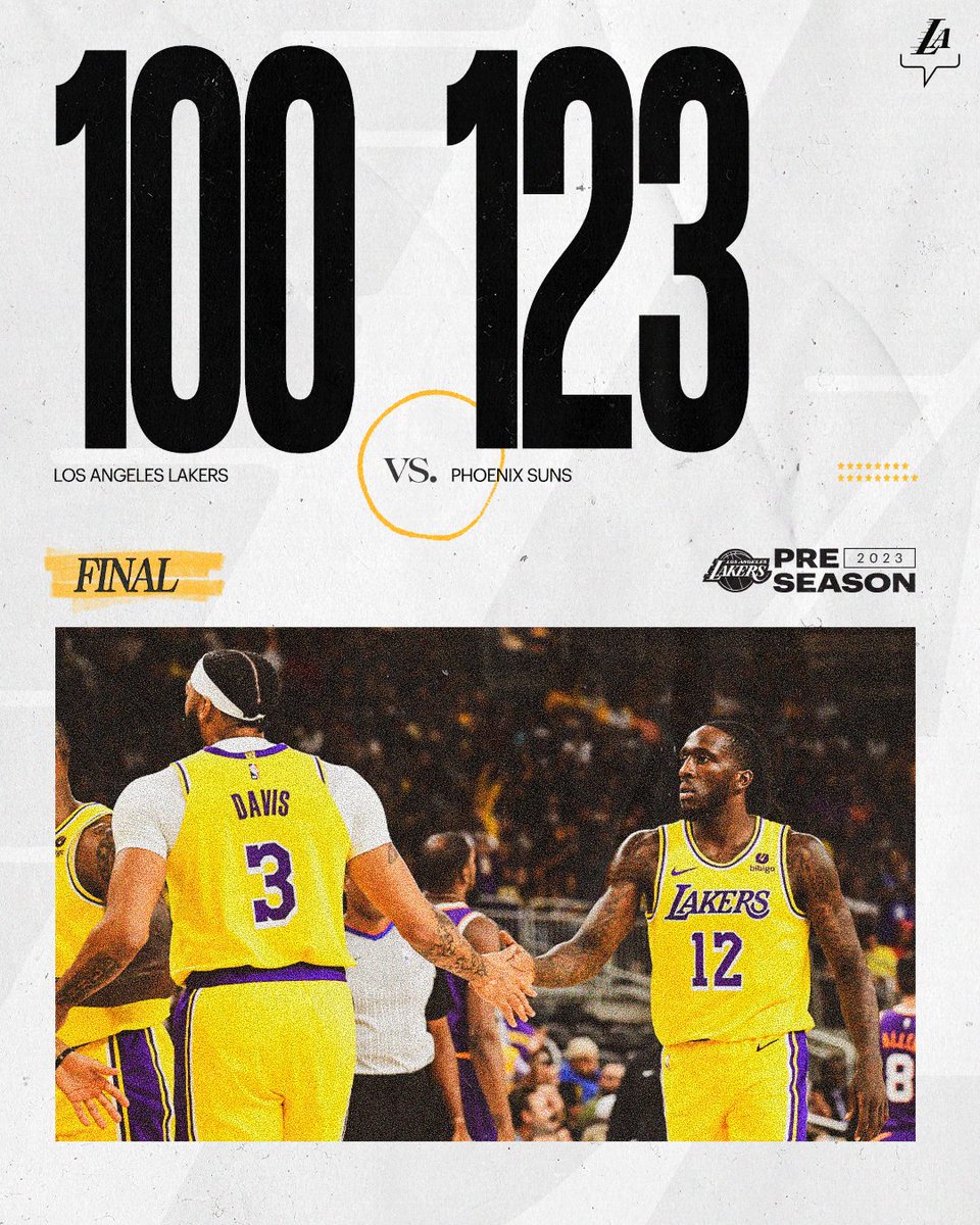 Suns 123-100 Lakers (20 Oct, 2023) Final Score - ESPN (IN)