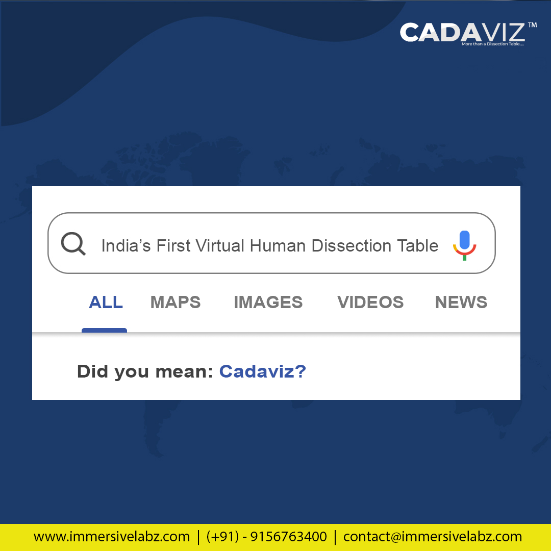 ImmersiveLabz's tweet photo. CADAVIZ - India’s 1st and most advanced virtual human dissection table.🔬

Now, learn about the human body the way experienced like never before.🌟

Website: https://t.co/5TgtXQZyCK

#immersivelabz #didyouknow #cadaviztable #anatomy #dissectiontable #immersivevision https://t.co/m9HfxmLL82