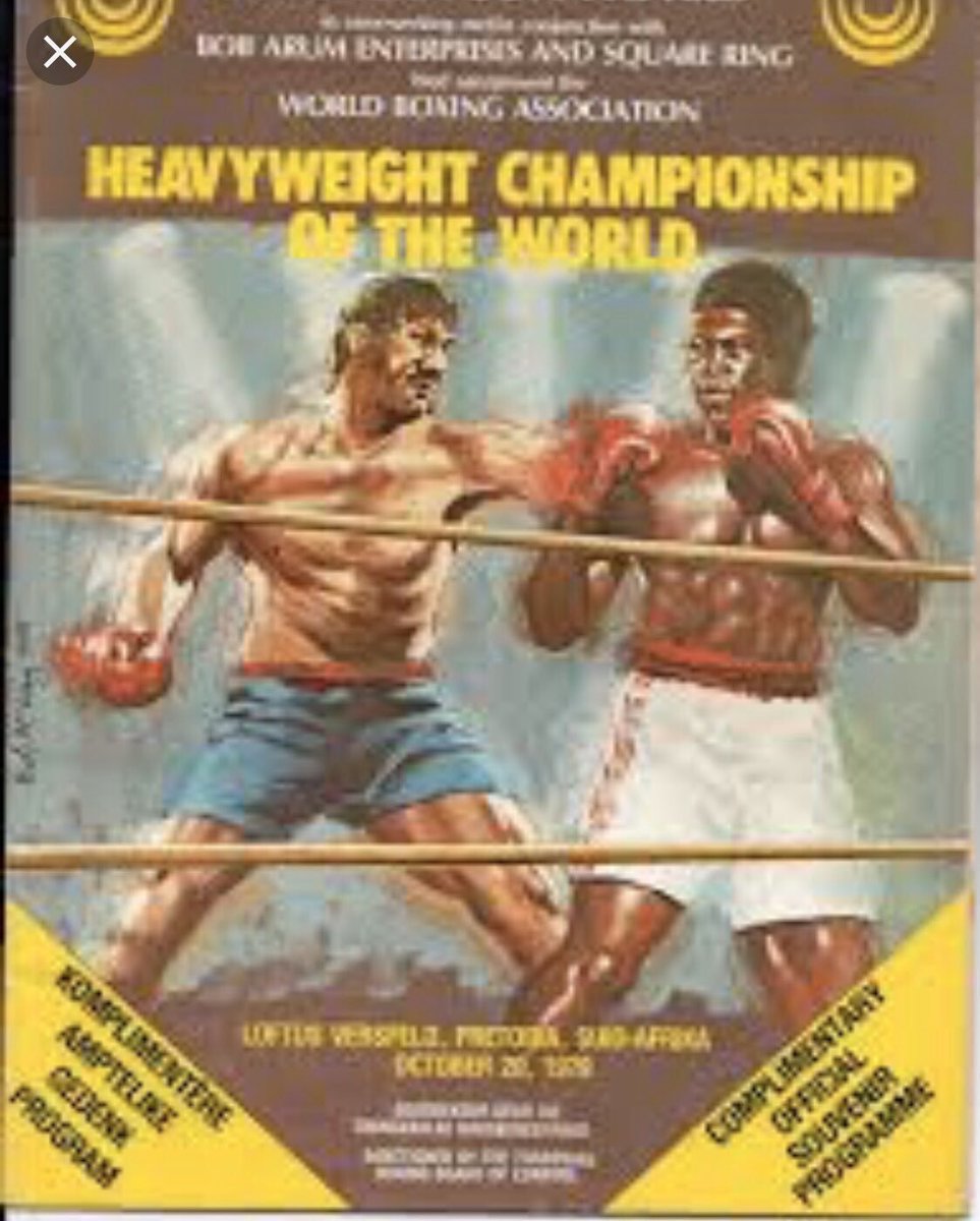 #OnThisDay in 1979 “Big” John Tate out-pointed Gerrie Coetzee to win the WBA heavyweight title at Loftus Versfeld, in front of a crowd of 81 000. @GoldenGlovesSA 🥊🥊🥊