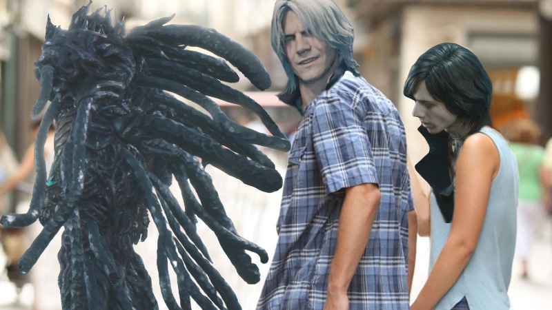 bithyniam's tweet photo. This was in my writing folder for some reason. No recollection of ever having made it, though it kind of works as a summary for anything DMC5, but shaming Dante for his weird taste is a noble pursuit even if it happens through ancient memes. https://t.co/O3UbFvAtvH