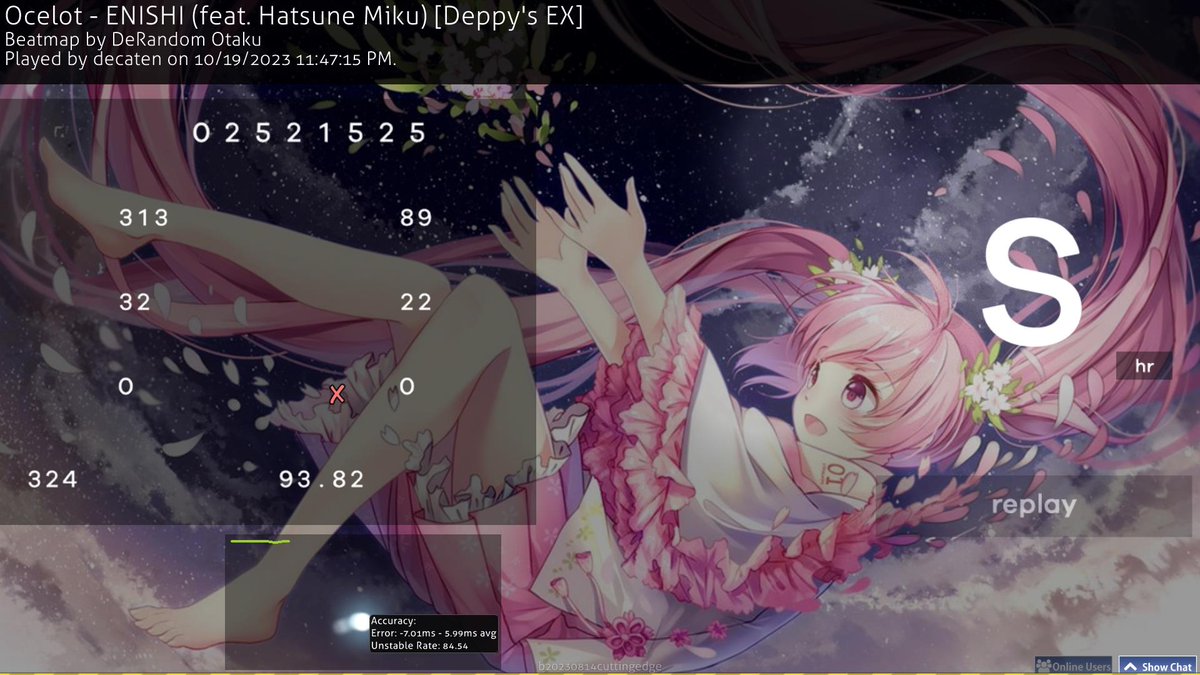 decaten10's tweet photo. OMFG LOOL ENISHI HR FIRST S RANK https://t.co/sYl0RXb1RJ