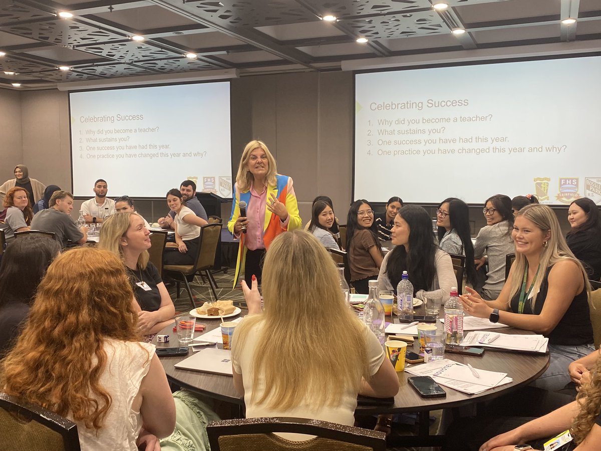 k_rigas's tweet photo. @LilaMularczyk an absolute inspiration celebrating success pathways of early career teachers . Leadership
that embodies public education. @MSiokos @lisaporter555 @TESOLoz @DFalecki A remarkable afternoon! #SECT23 https://t.co/bScC5t4SKX