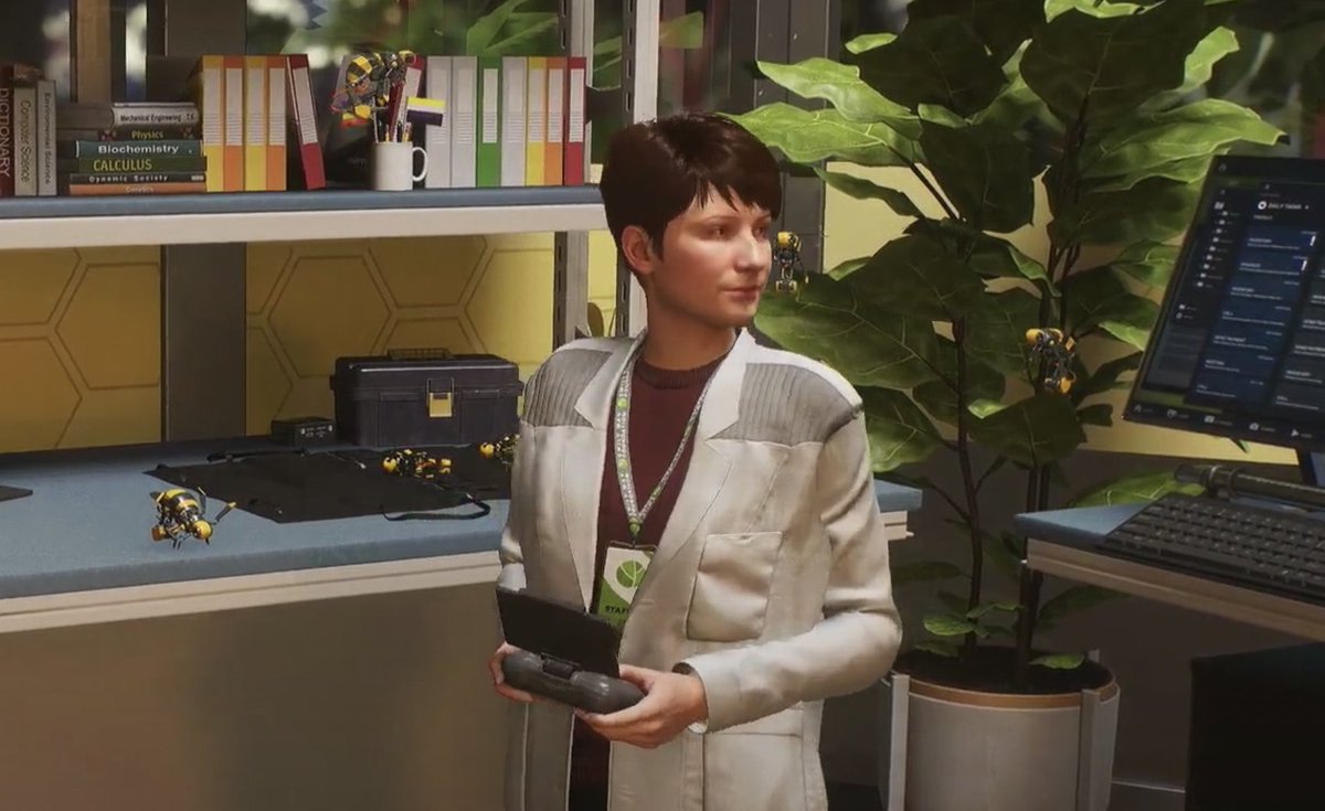 I voice Dr. Young in #SpiderMan2PS5 !! I hope you have fun helping them with their bee drones! Thank you to <a href="/insomniacgames/">Insomniac Games</a> for having me! 🐝🕷️