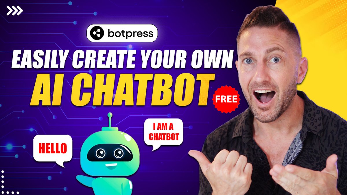 Now anyone can quickly and easily build an AI Chatbot for FREE! Every website can greatly benefit from one!

Watch > youtu.be/1EVE2jlFgOc

#ChatGPT #openai #chat #fyp #whatisthat #AI #chat #chatbot #technology #technologynews #gptplugins #plugins #botpress #AIChatbots