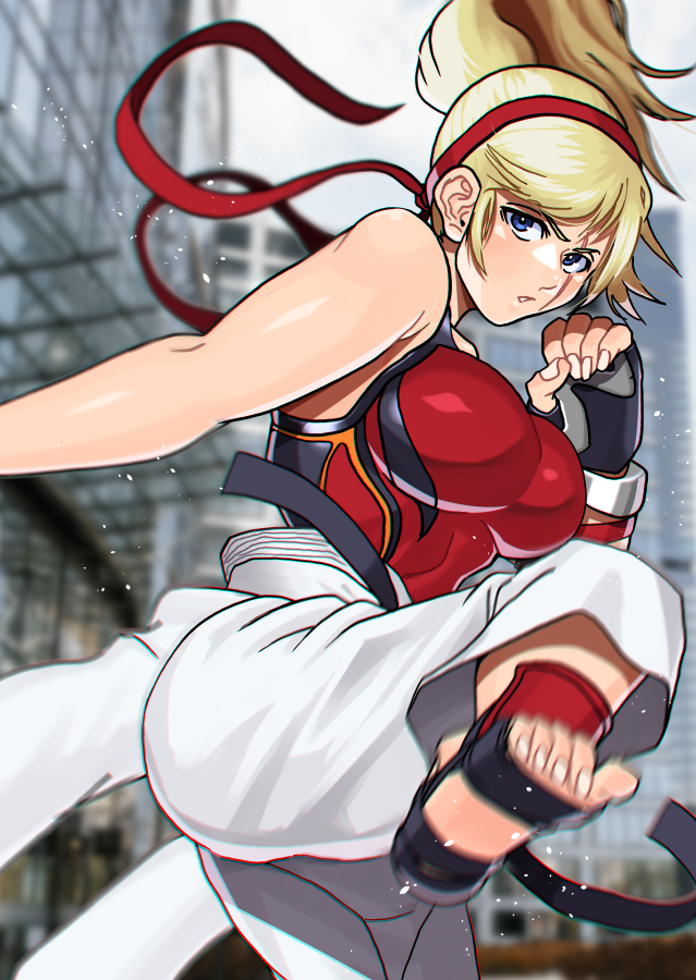「鉄拳7のリディア #TEKKEN #格ゲーキャラ描こうぜ」|アキス 『深谷慶短編集　瞬き』発売中のイラスト