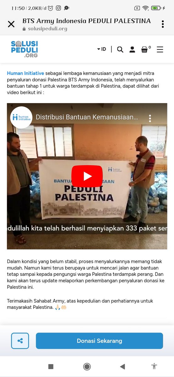 @Velo_89 @asummerplace_ @tanyarlfes Mjb, di linknya  juga dijelasin kak emng susah penyalurannya, tapi selalu diupayakan caranya agar tetap sampai donasinya🙏🏻😊
solusipeduli.org/campaign/btsar…