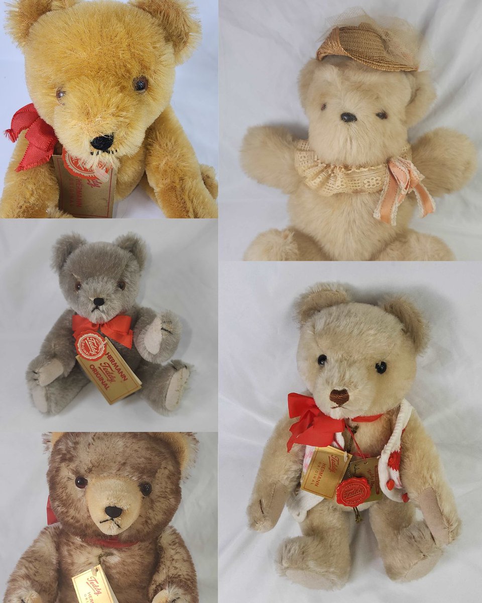 ResellFoxx's tweet image. Designer Plush Teddy Bears! German, English, Italian, and American. Oh, my! Hermann Teddy Originals, Alresford Crafts, Canterbury Bears, Grisly Spieltier Waschbares, Baki Pluschtiere, Piutre Handmade Bear.

ebay.com/str/curiousres…

#plush #vintageplush #designerplush