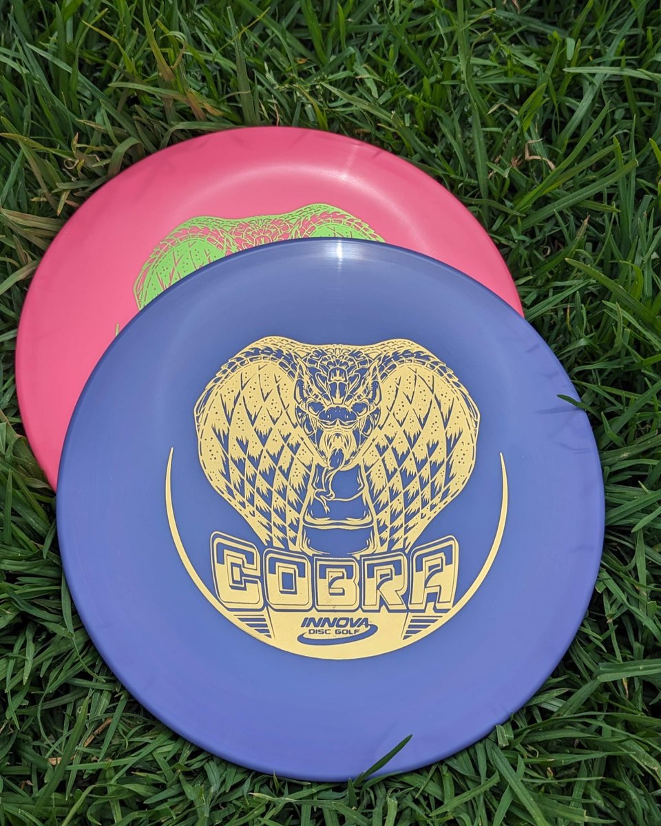 FlyingDiscStore's tweet image. The final Innova Tour Series drop hitting the shelves today includes World Champion Gregg Barsby's Halo Star Eagles, Big Jerm's Thunderbirds and these sweet Star Cobra's featuring a cool stamp from the Artist's Corner. Very limited stock available, so get in fast!