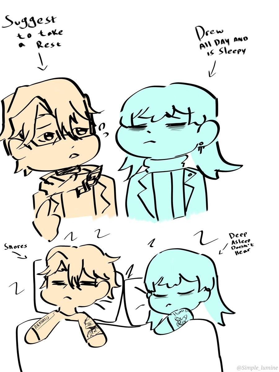 Sleepy Doodles :D ! #weltyang