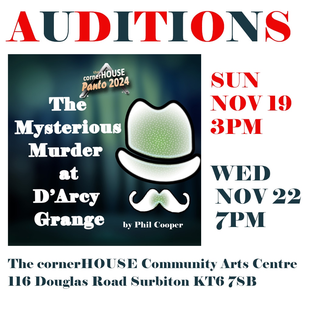 It's nearly Panto seasons! Auditions are opening for our @cornerhousearts production. Do you want to be involved or know anyone who you think would be great. Please come along to our auditions in November.