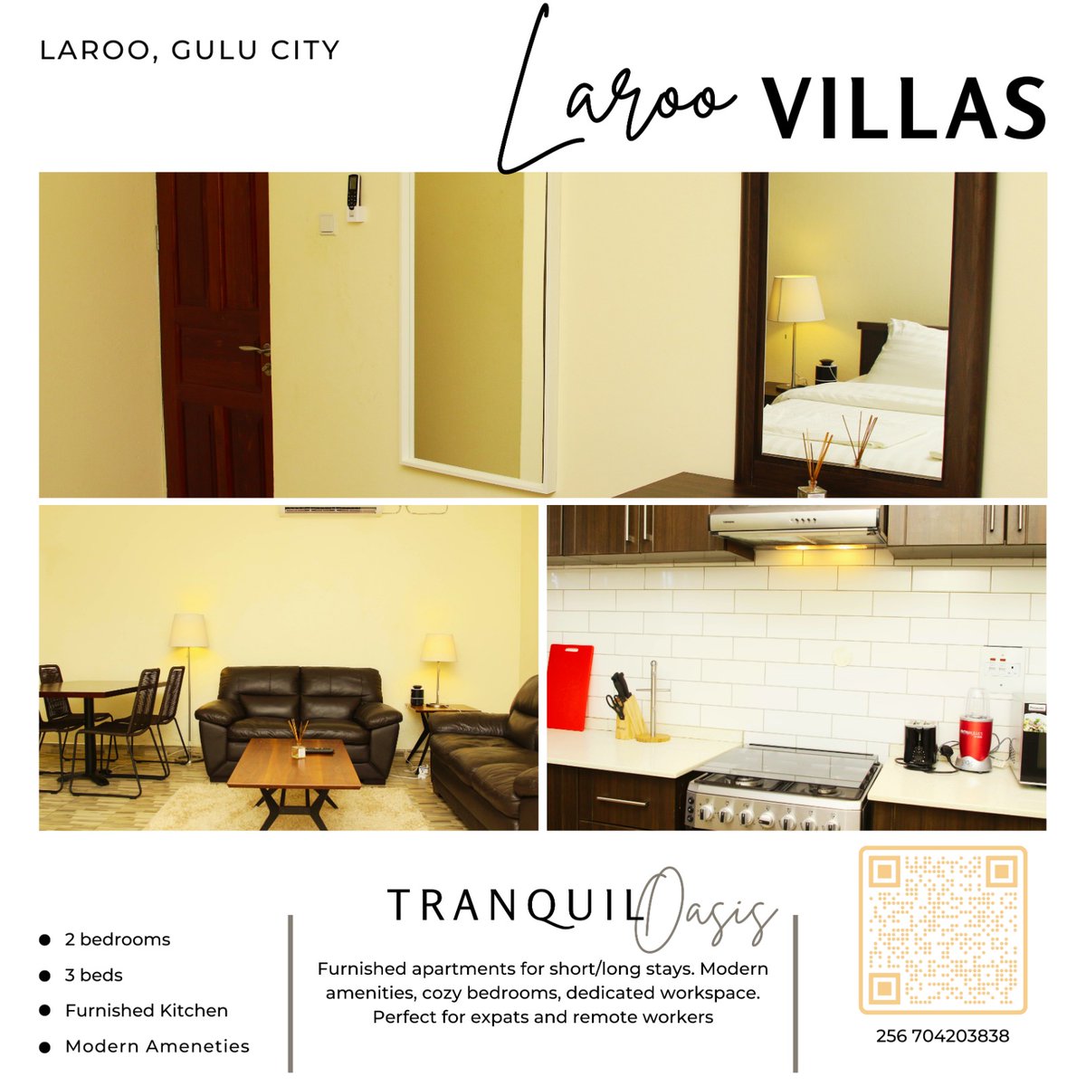 LarooVillas's tweet photo. @wekesa_amos @Ugandalodgesltd For the best-furnished apartments in Gulu City!
https://t.co/yUCrGrr4lJ https://t.co/bTpS014tkv