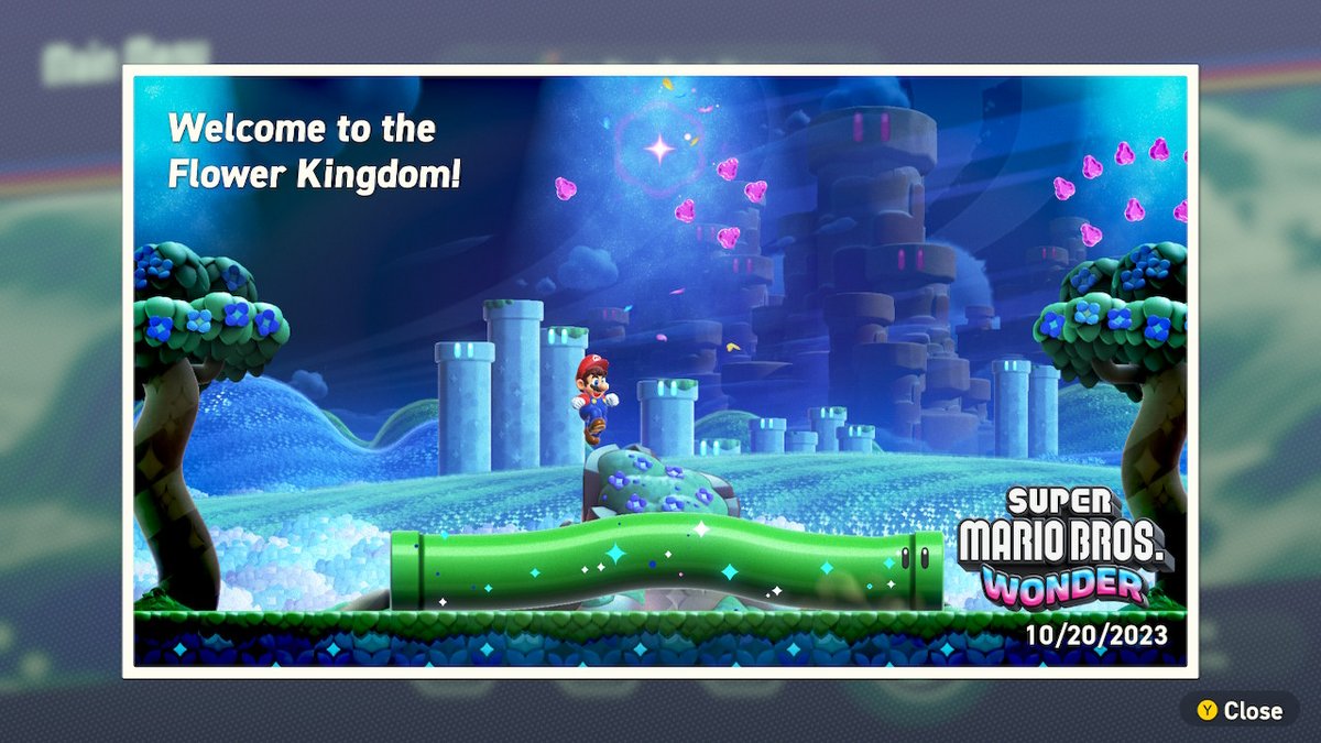 NinROCK3T's tweet photo. off to a great start #SuperMarioBrosWonder #NintendoSwitch https://t.co/4CnnTk6w3D