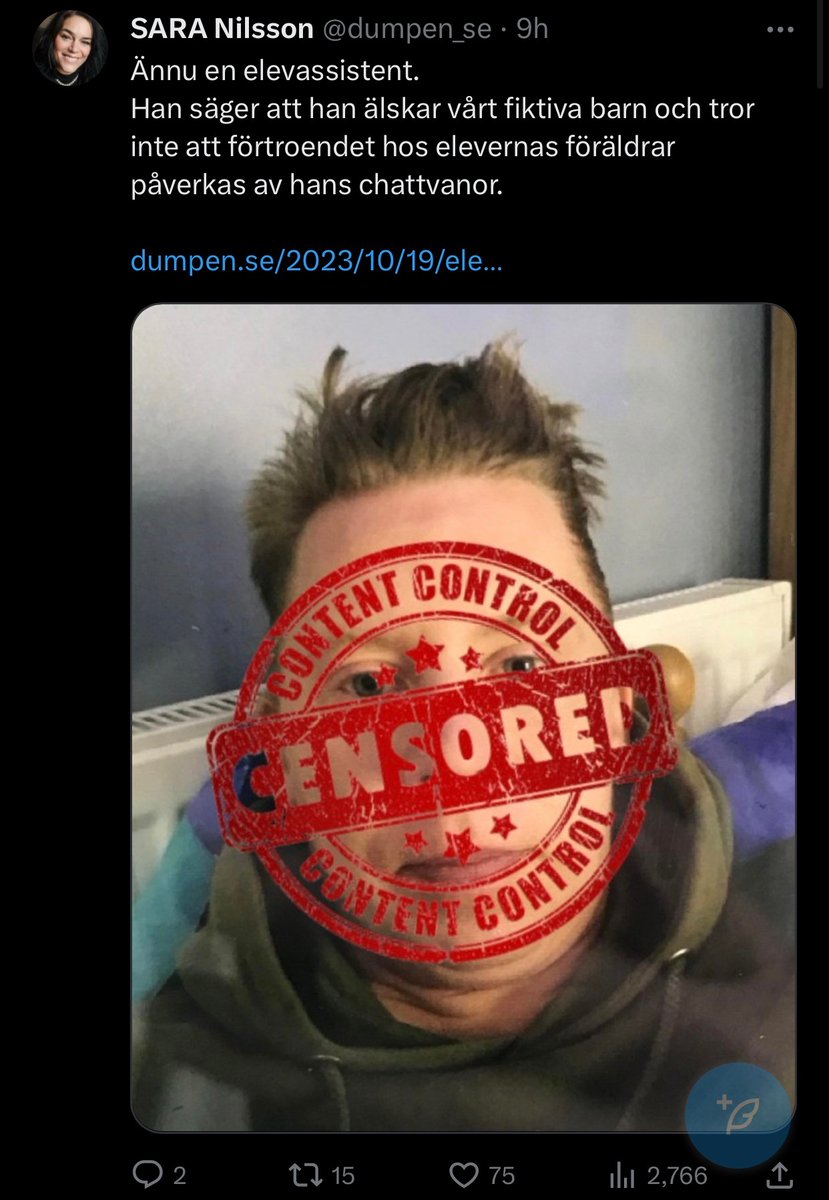 Inte Rasist, Men tweet media