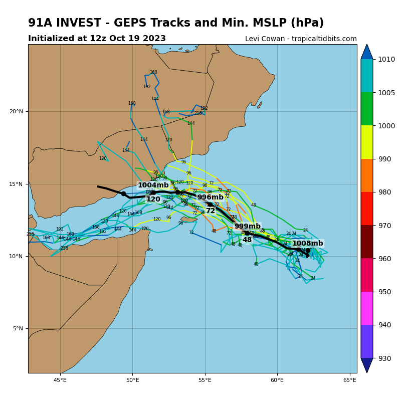 LimWeather's tweet photo. #Invest91A has a #TCFA in the S #ArabianSea,model ensembles like from the #GFS, #ECMWF forecast a track WNW towards the S #ArabianPeninsula incl #Yemen, #Oman; with life threatening #Flooding/#Mudslides very likely
#Tropicswx #Wxtwitter #ARB02 #91A #Tej #Cyclone #CycloneTej #JTWC https://t.co/HyksWIqH8y