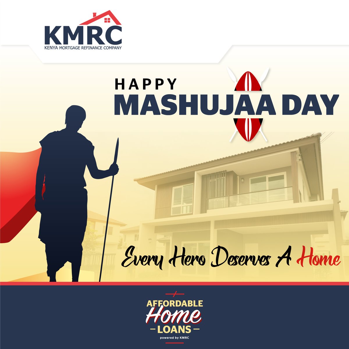 kmrc_co's tweet photo. Saluting the heroes who protect our homes, our communities, and our dreams. Dare to be a #Shujaa this year and surprise your loved ones with a home, affordably only through @kmrc_co.  https://t.co/dtBd8BB3Uy     #AffordableHousingKE #MashujaaDay https://t.co/eO3rFNjc9e