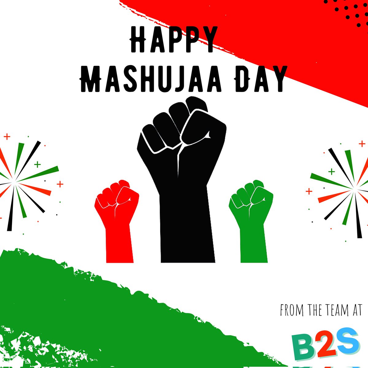 B2S_vvl's tweet photo. Happy Mashujaa Day from the B2S Family. https://t.co/rJPdU8MrrY