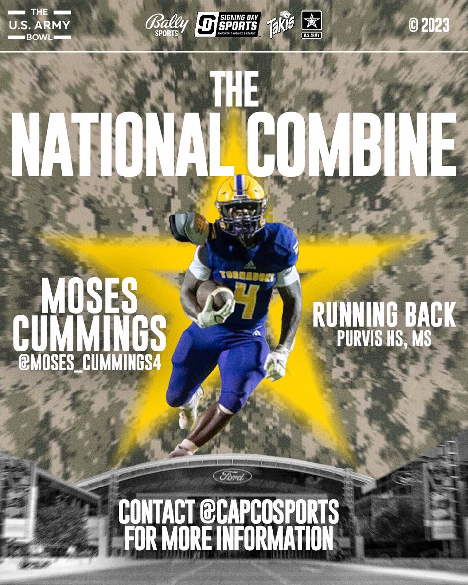 Watch out for <a href="/Moses_Cummings4/">Moses Cummings</a> at #TheNationalCombine2023 ‼️