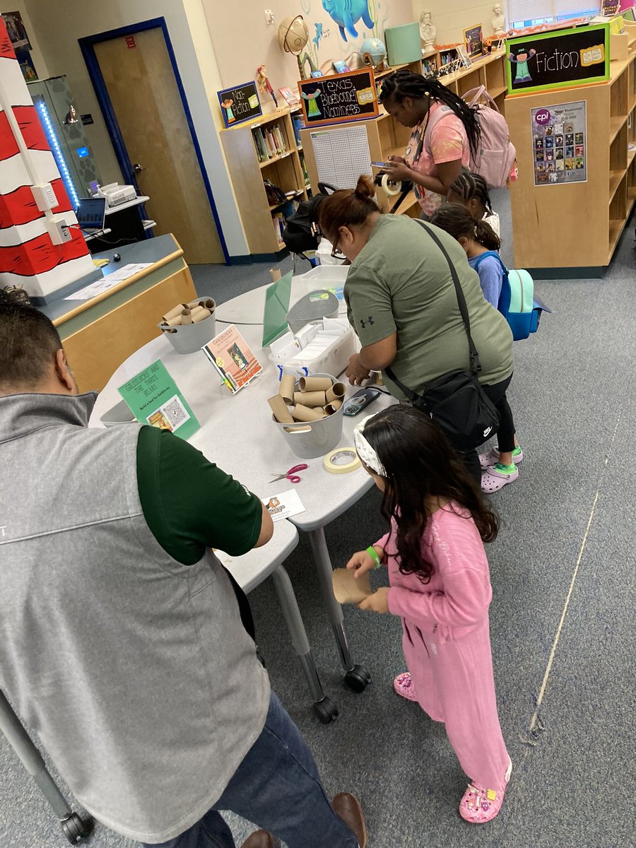 rkdlib's tweet photo. Driggers Library hosted our first Storybook STEM night! Be on the look out for our next one! @NISDDriggers @NISDLib https://t.co/ab8lRf8bcF