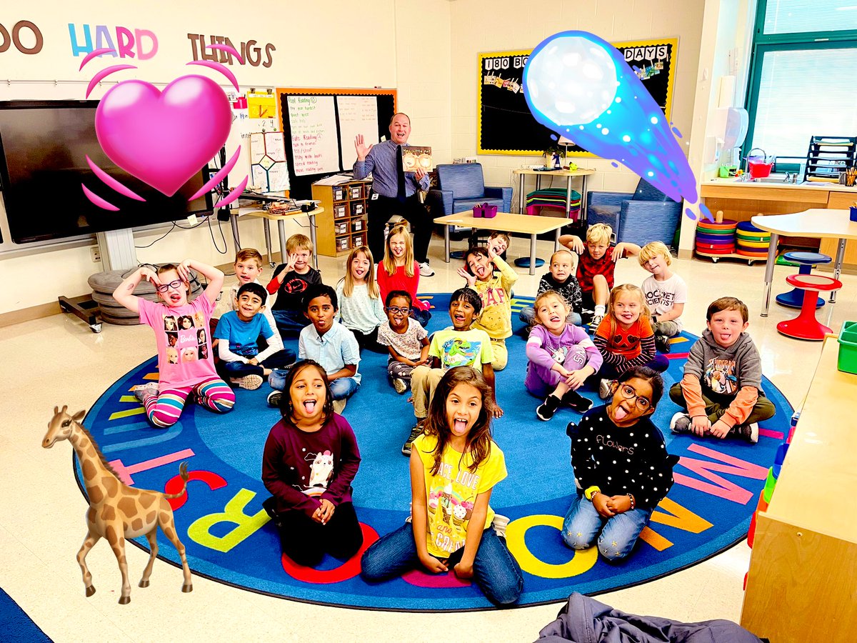 I would STICK MY NECK OUT😉 4 <a href="/HTyrrellMECC/">Haley Tyrrell</a> Giraffe Class!🦒 I SPOTTED😂 Comet kids💫 🤔ing deeply about our 📖 - “Hey, Little Ant!” 🐜👀 - &amp; how 2 have BIG Empathy💪🏽💓! Our 💚s go out🛜 &amp; move us 2 🤲🏻 or 🗣️ something 2 help. Cue the 🤪😜 faces! <a href="/MrsBly_MECC/">Melissa Bly</a>