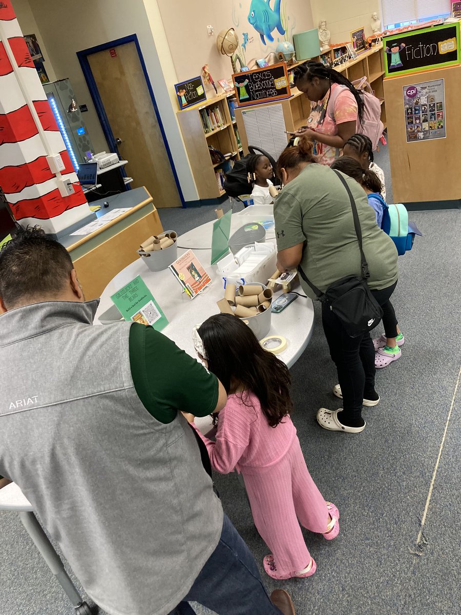 rkdlib's tweet photo. The Driggers Library hosted our first Storybook STEM night. Be on the look out for the next one! https://t.co/uxiXRr8cCv