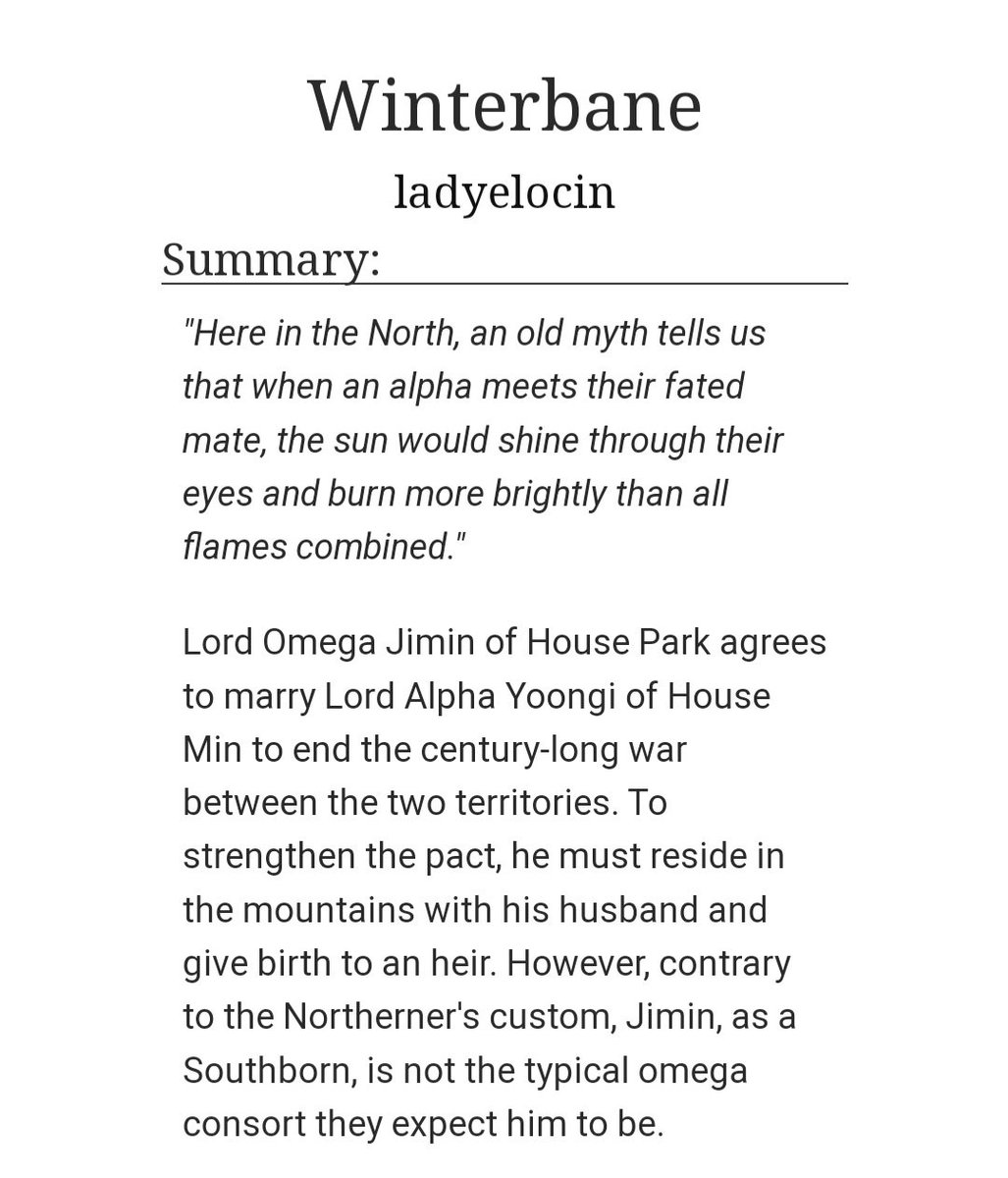 ladyelocin's tweet photo. hello, #Winterbane is now back on ao3 🙇‍♀️❄️
👉 https://t.co/njyPtUiKpY https://t.co/uJE6tVUcSl