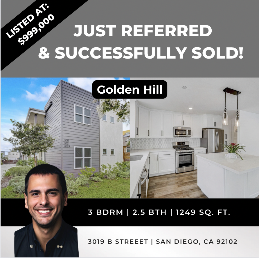 #coe #goldenhill #sandiego #sandiegorealestate #sdrealestate #happyclients #newbeginnings #townhouse #townhome #agentsofcompass #compassagents #compasseverywhere